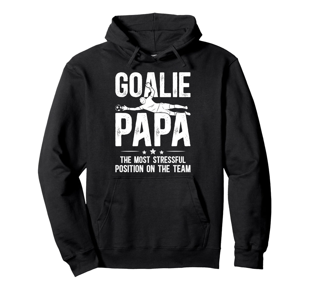 Soccer Goalie Papa Definition Soccer Hoodie - Graphic Print Men Women