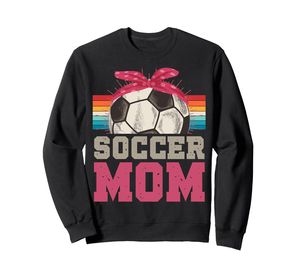Soccer Mom Soccer Player Sport Sweatshirt - Minimalist Print for Adults