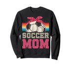 Soccer Mom Soccer Player Sport Sweatshirt - Minimalist Print for Adults