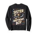 Sister Birthday Soccer Sibling Party Sweatshirt - Custom Art Print Unisex