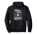 Soccer Mother Just Mom Who Loves Hoodie - Streetwear Style Men Women