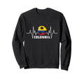 Colombia Heartbeat Colombian Flag Fan Sweatshirt - Graphic Print Men Women
