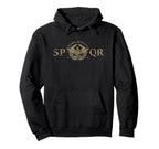 Roma Invicta Spqr Roman Eagle 2 Hoodie - Fun Novelty Design for Adults