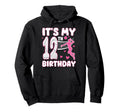 Its My 12Th Birthday Volleyball Theme 12 Hoodie - Graphic Print Men Women