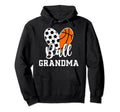 Ball Grandma Heart Soccer Basketball Hoodie - Minimalist Print Unisex