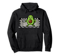 Kawaii Avocado Soccer Goalie Pixel Art Hoodie - Custom Art Print Unisex
