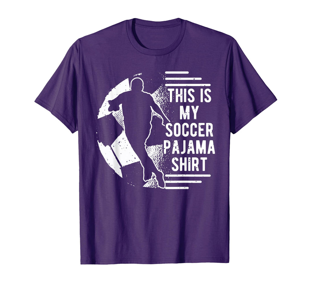 This Is My Soccer Pajama Players T-Shirt - Fun Novelty Design Men Women