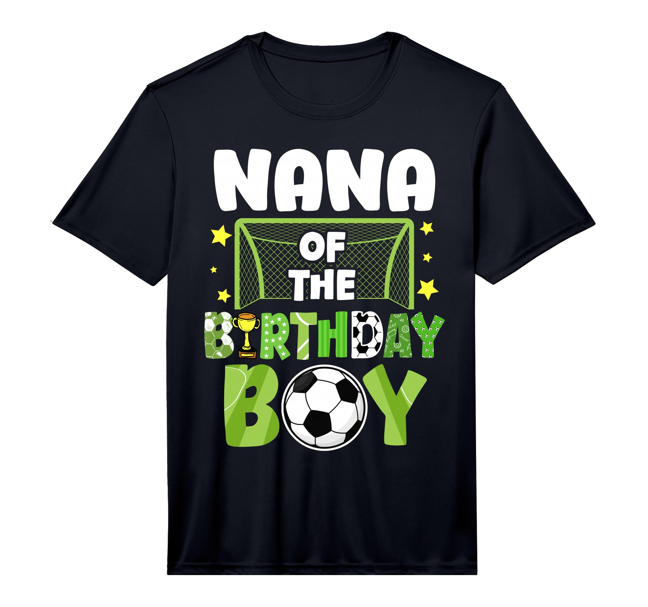 Mens Soccer Nana Birthday Party Soccer T-Shirt - Graphic Print Men Women