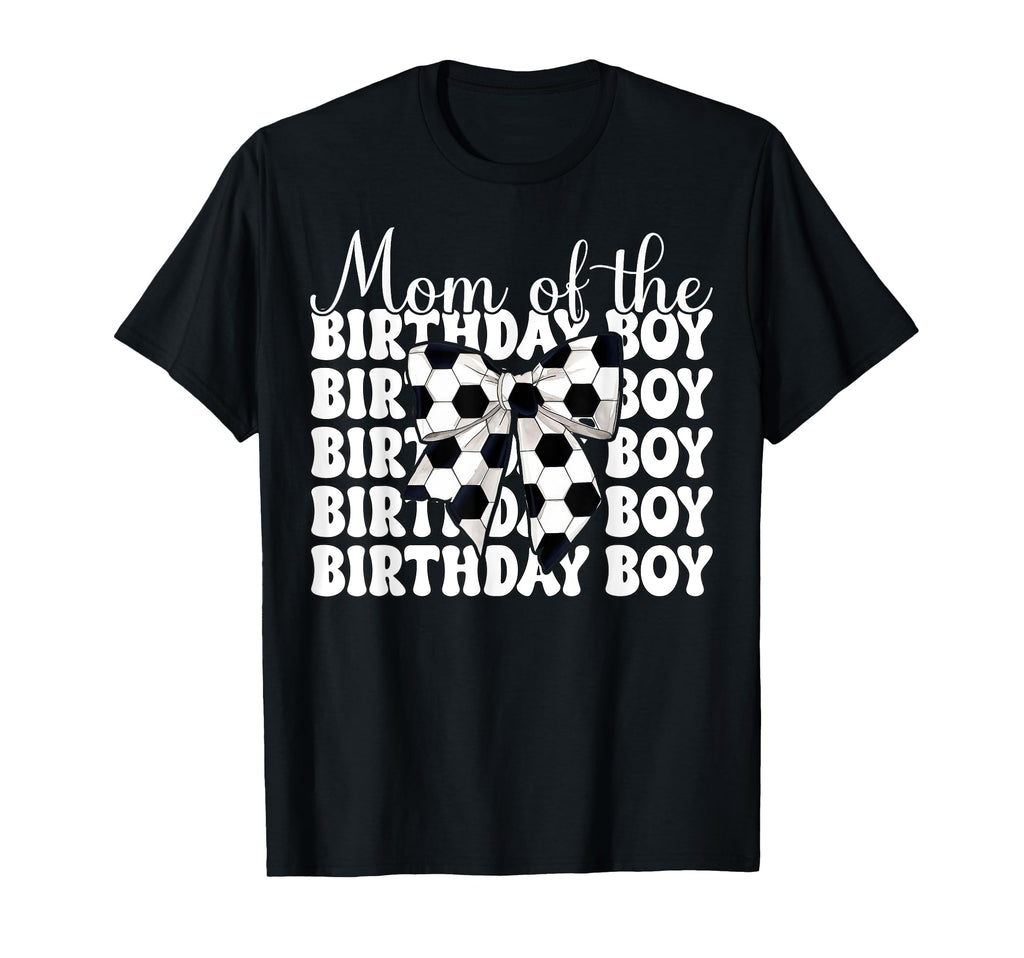 Soccer Mom Mama Coquette Bow Mom Birthday T-Shirt - Minimalist Print Unisex