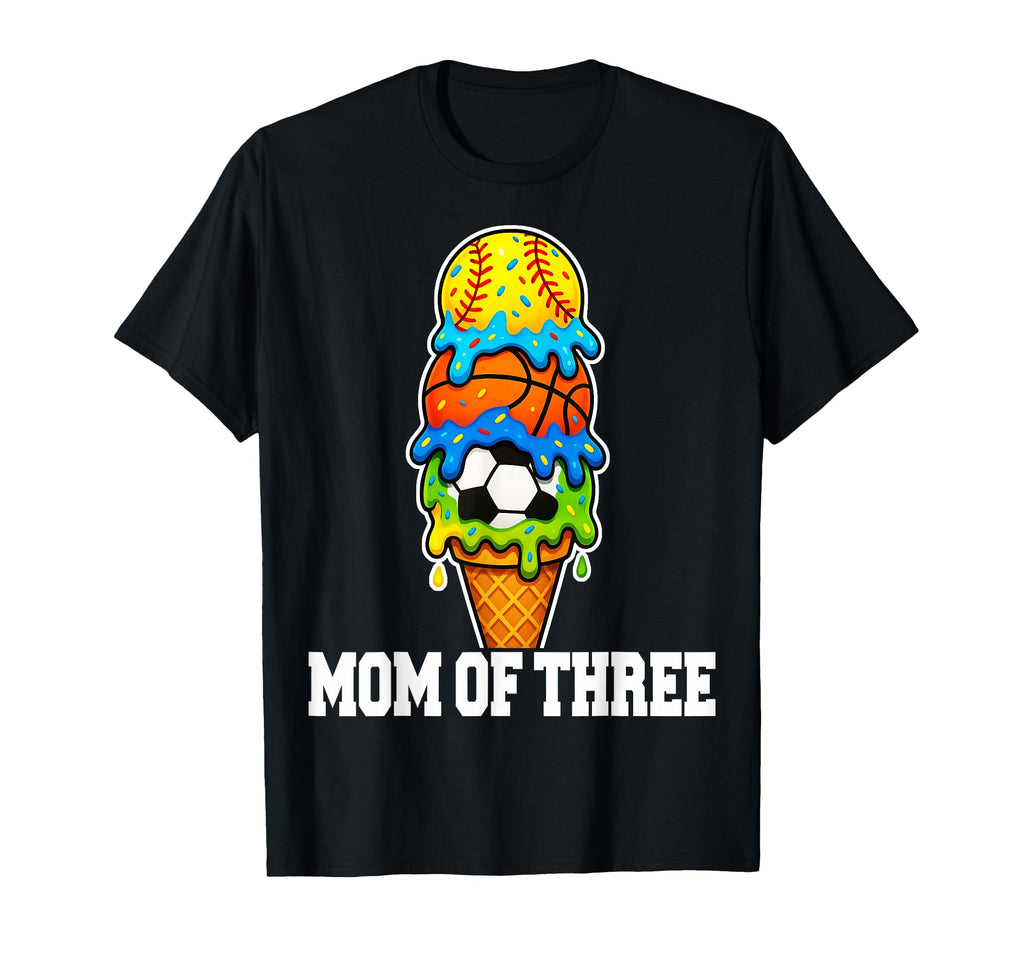 Softball Soccer Basketball Mom Ice T-Shirt - Novelty Apparel Men Women