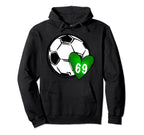 Womens Custom Soccer Mom Number Hoodie - Casual Everyday Wear for Adults
