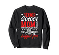 Soccer Senior Mom 2026 Proud Soccer Sweatshirt - Graphic Print for Adults