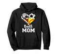 Ball Mom Funny Soccer Football Hoodie - Casual Everyday Wear for Adults