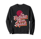 Football Mom Squad Soccer Helmet Sweatshirt - Graphic Print Men Women