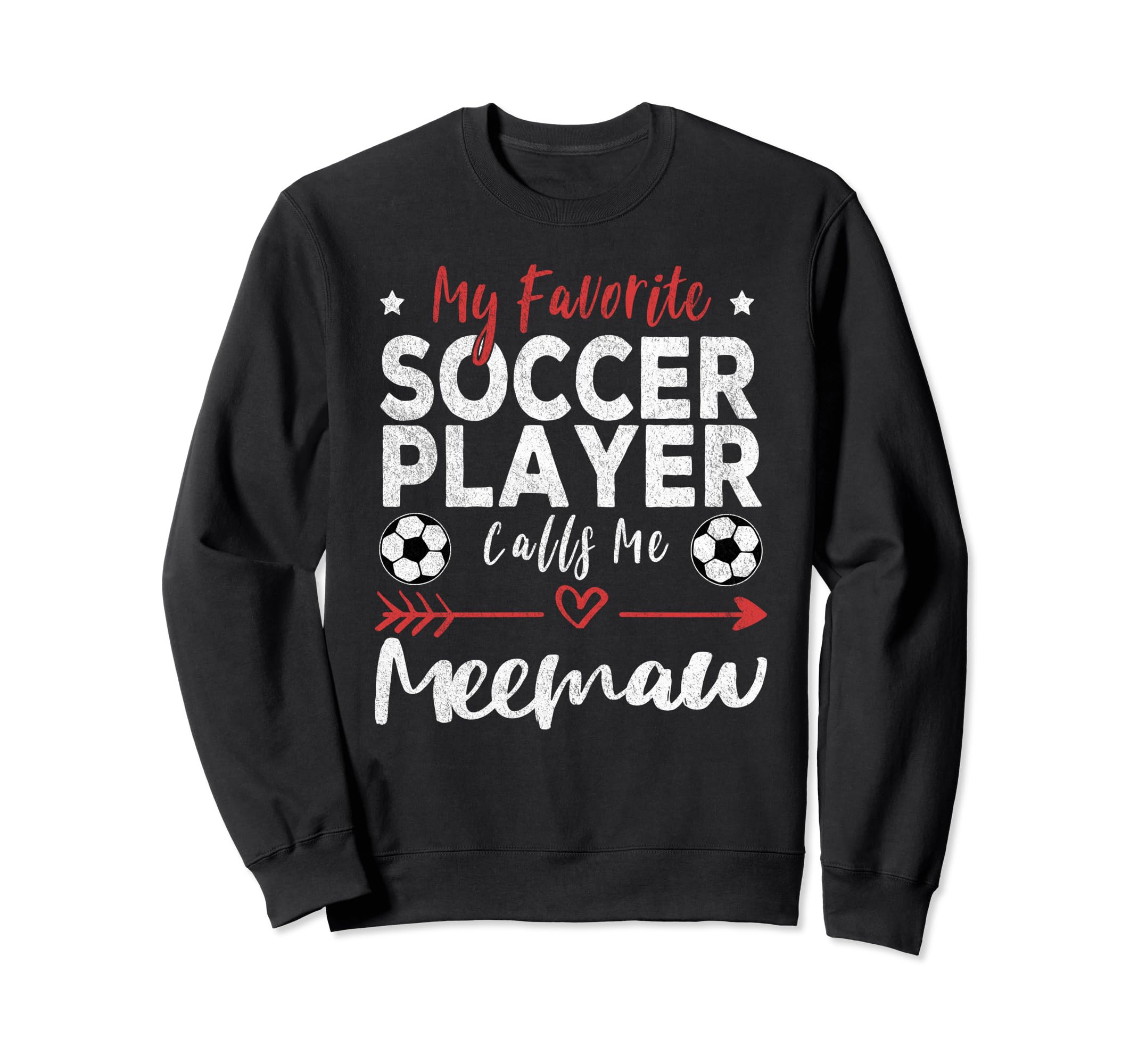 My Favorite Soccer Player Calls Me Sweatshirt - Minimalist Print Men Women