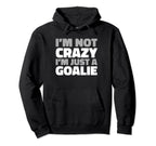 Hockey Goalkeeper Ice Hockey Goalie Hoodie - Minimalist Print for Adults