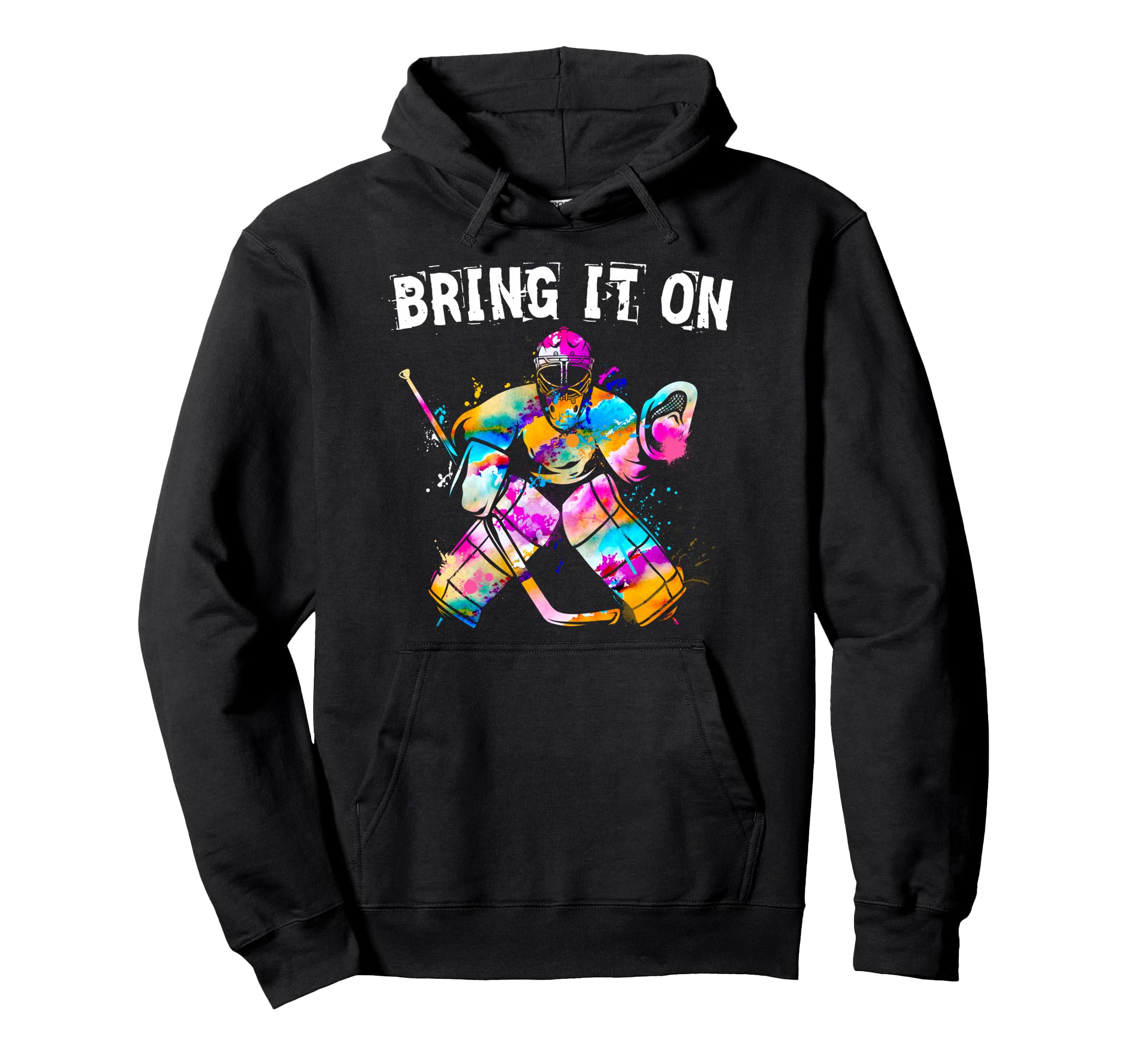 Ice Hockey Player Goalkeeper Ice Hockey Hoodie - Trendy Graphic Unisex