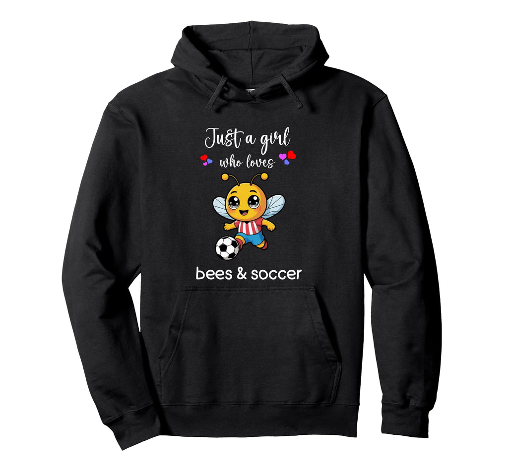 Bee Soccer Bee Soccer Hoodie - Aesthetic Graphic Men Women