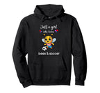Bee Soccer Bee Soccer Hoodie - Aesthetic Graphic Men Women