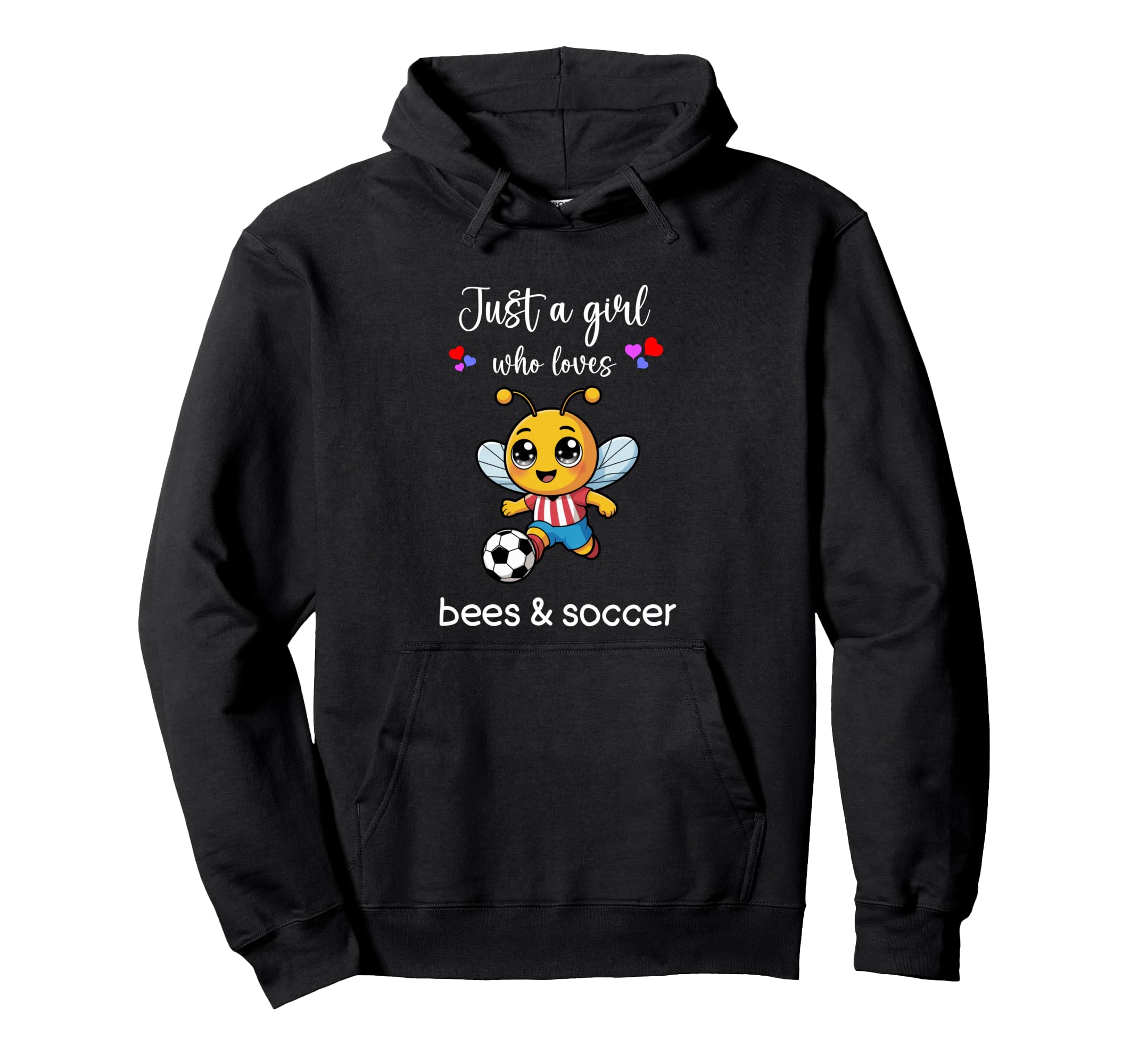 Bee Soccer Bee Soccer Hoodie - Aesthetic Graphic Men Women