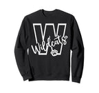 Wildcats School Sports Fan Team Sweatshirt - Casual Everyday Wear Unisex