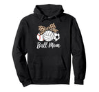 Ball Mom Baseball Volleyball Soccer Hoodie - Minimalist Print for Adults