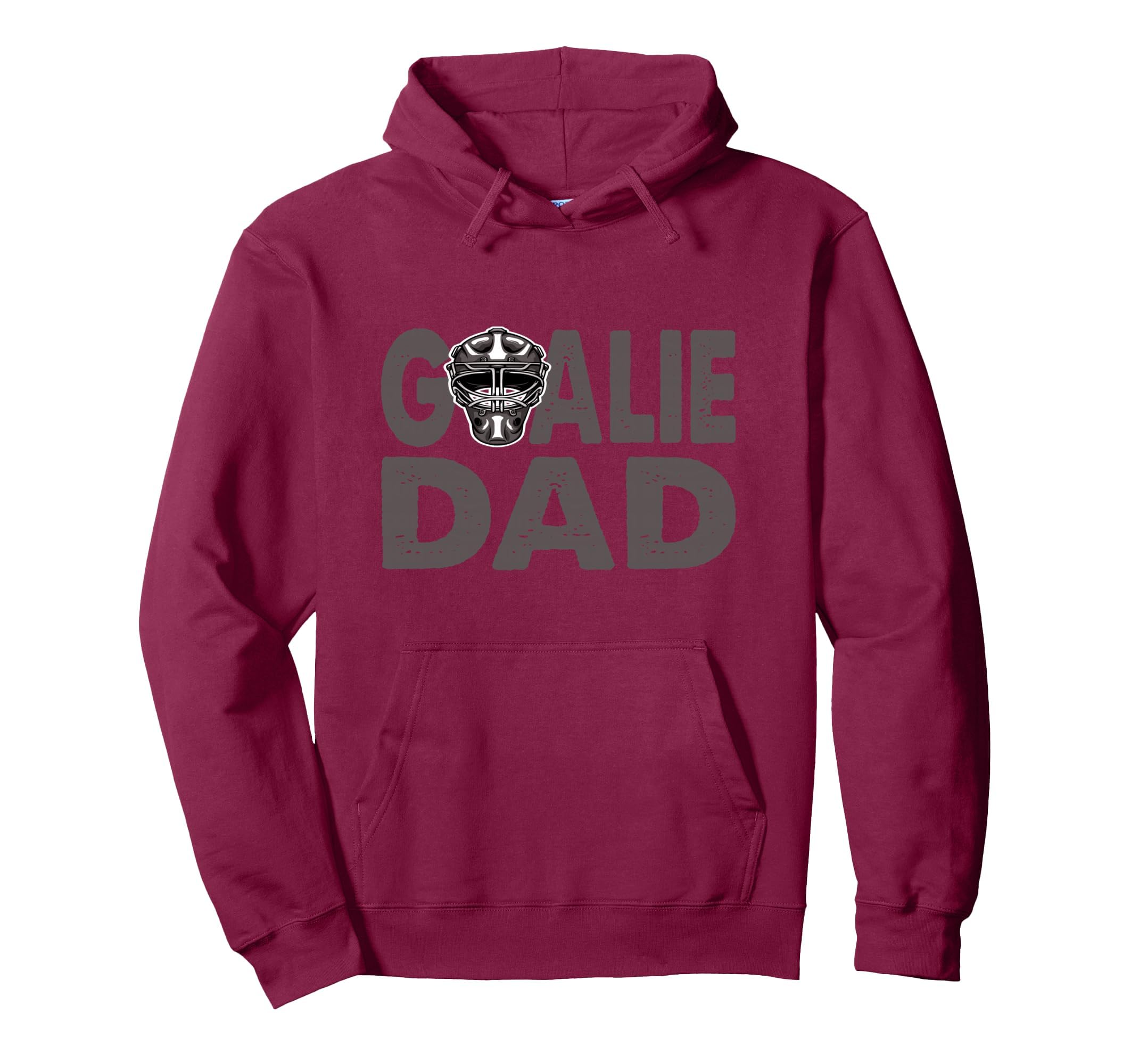 Ice Hockey Goalkeeper Dad Hoodie - Minimalist Print Men Women