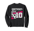 10 Year Old Soccer Birthday 10Th Sweatshirt - Unique Graphic Unisex