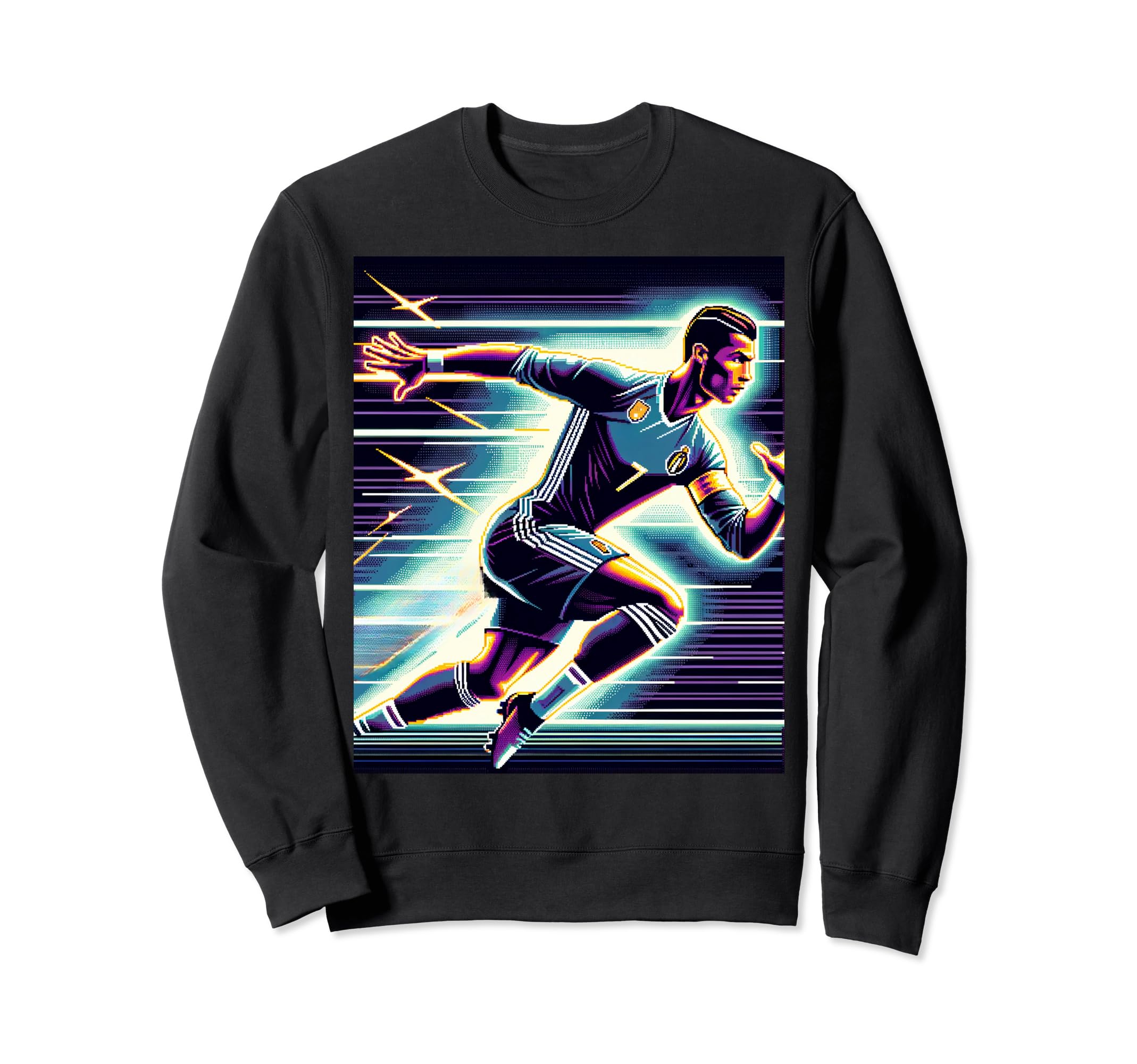 Football Star Gaming Arcade Sweatshirt - Streetwear Style for Adults