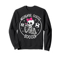 Weekends Coffee Soccer Mom Soccer Sweatshirt - Minimalist Print for Adults