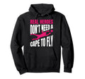 Real Heroes Dont Need Cape To Fly Goalie Hoodie - Aesthetic Graphic Unisex