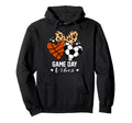 Game Day Vibes Funny Soccer Basketball Mom Hoodie - Unique Graphic Unisex