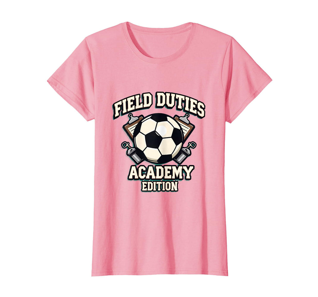 Field Duties Academy Soccer Mom T-Shirt - Minimalist Print for Adults