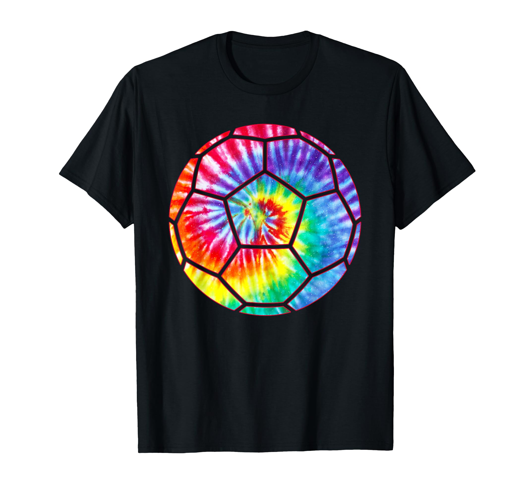 Soccer Player Tie Dye Soccer Lover Tie T-Shirt - Graphic Print for Adults