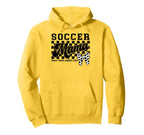 Soccer Mama Crazy Proud Always Loud Bow Hoodie - Graphic Print Unisex