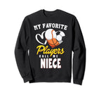 My Favorite Players Baseball Sweatshirt - Minimalist Print for Adults