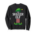 Soccer Elf Matching Family Group Sweatshirt - Minimalist Print for Adults