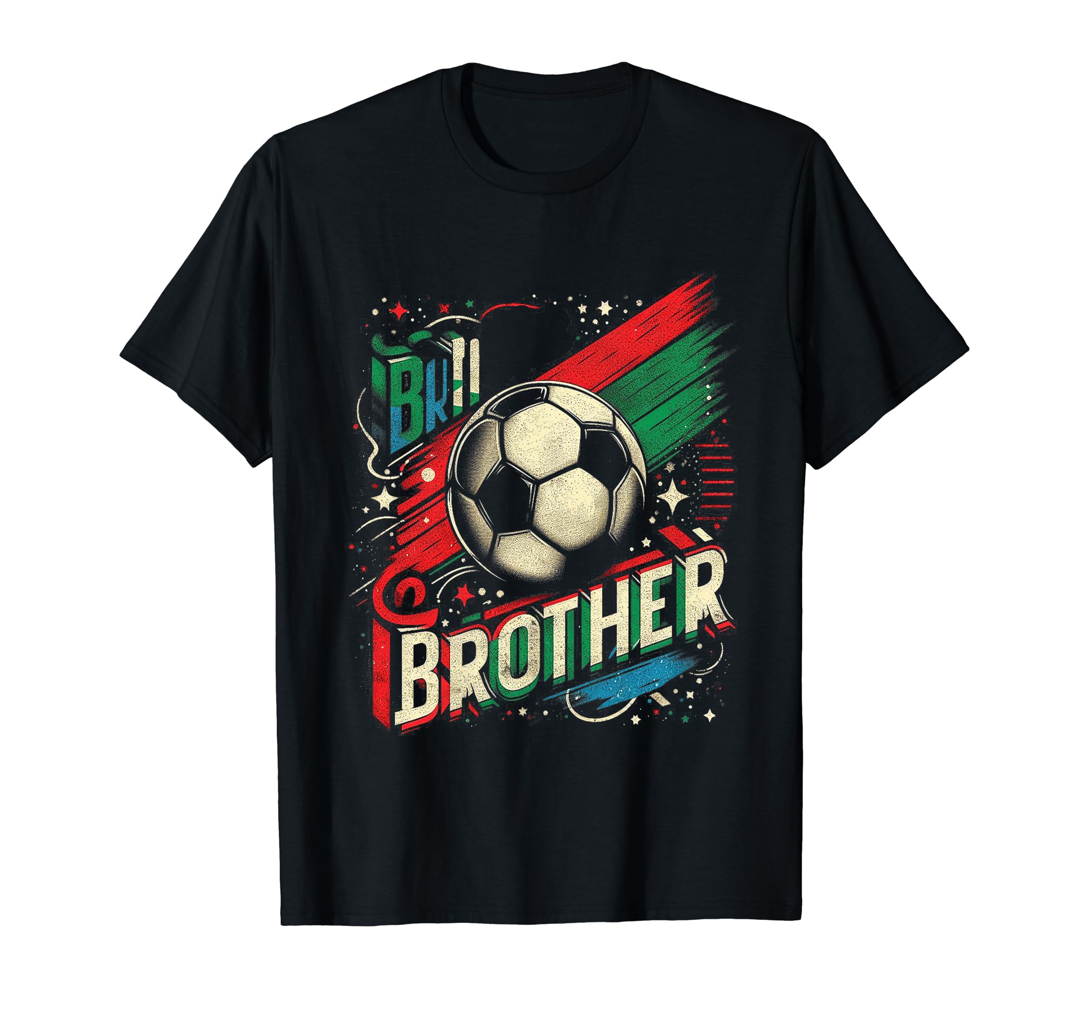 Soccer Brother Family Matching Team T-Shirt - Trendy Graphic Unisex