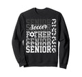 2026 Soccer Senior Father Sweatshirt - Trendy Graphic for Adults