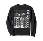 2026 Soccer Senior Father Sweatshirt - Trendy Graphic for Adults