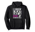 I Know I Play Like Football Try To Keep Up Hoodie - Custom Art Print Unisex