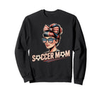 Patriotic Soccer Mom American Flag Sweatshirt - Streetwear Style Men Women