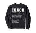 Coach Definition Football Coach Sweatshirt - Unique Graphic Unisex