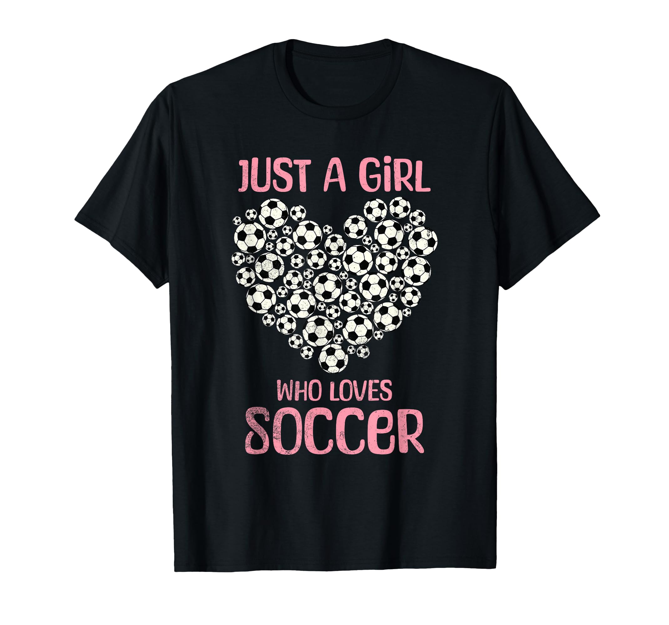 Just Who Loves Soccer Heart Womens T-Shirt - Aesthetic Graphic for Adults