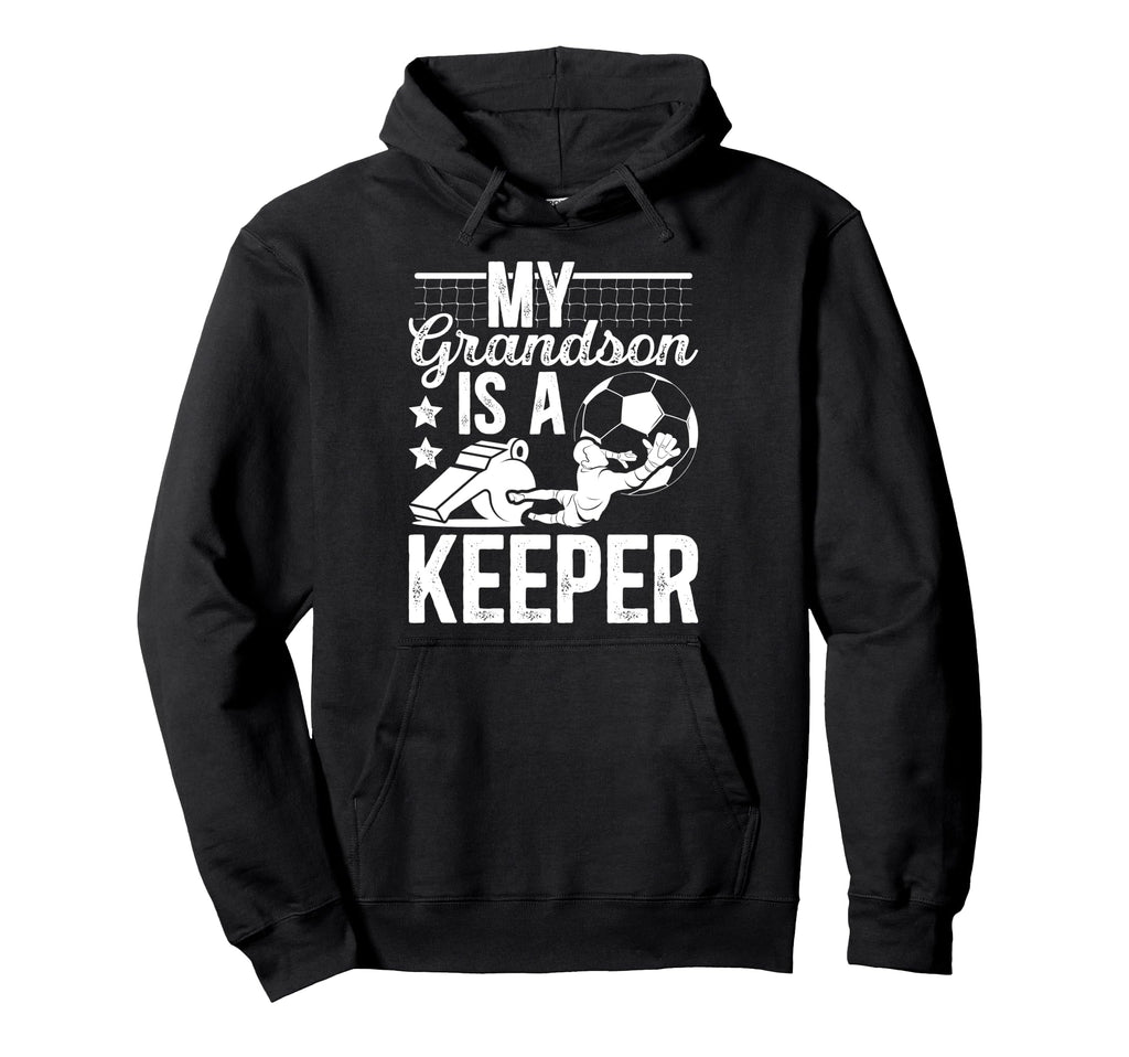 Proud Soccer Keeper Pop Pop Grandpa Soccer Hoodie - Unique Graphic Unisex