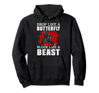 Ice Hockey Goalie Goalkeeper Drop Like Hoodie - Trendy Graphic Men Women
