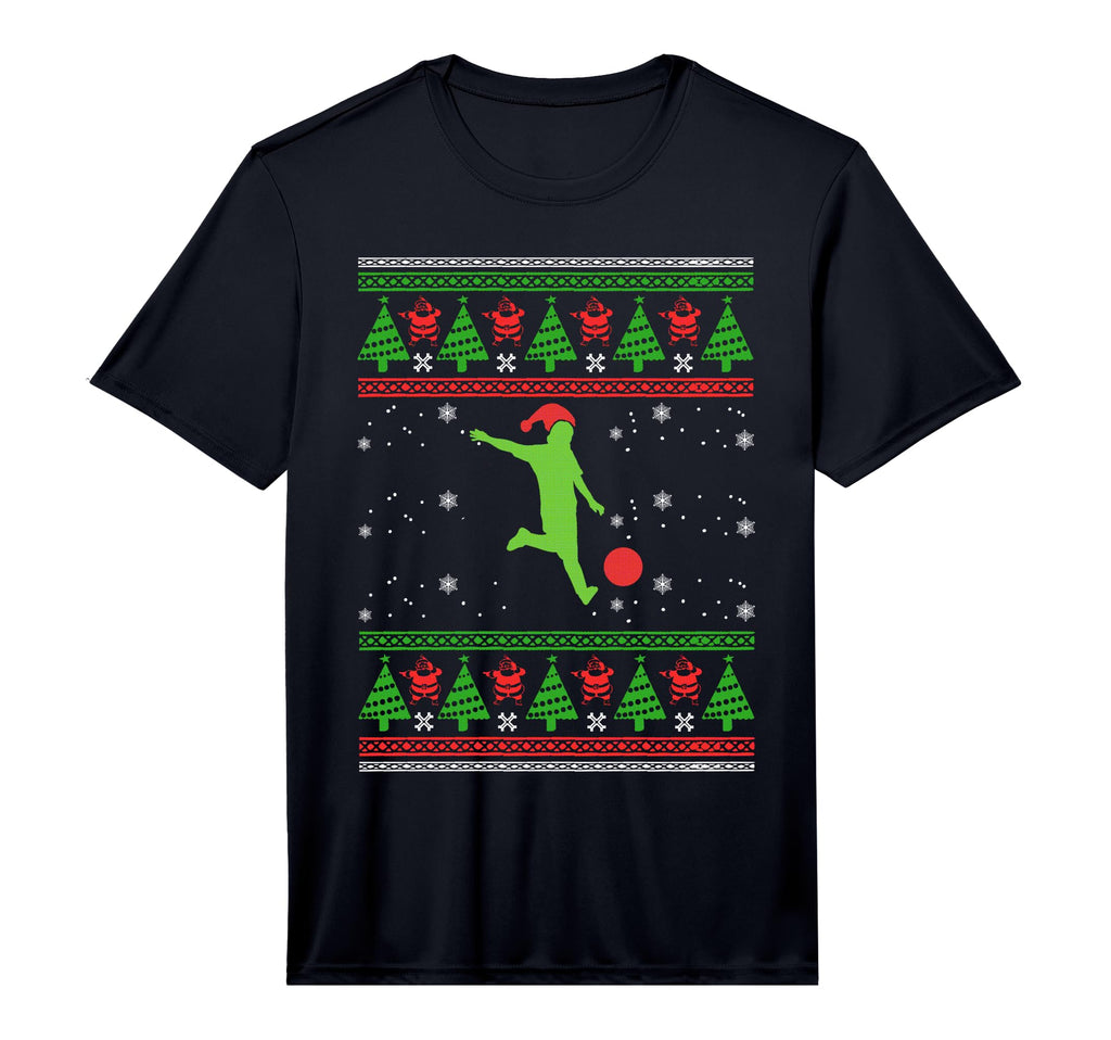 Soccer Player Sport Ugly X Mas T-Shirt - Aesthetic Graphic for Adults