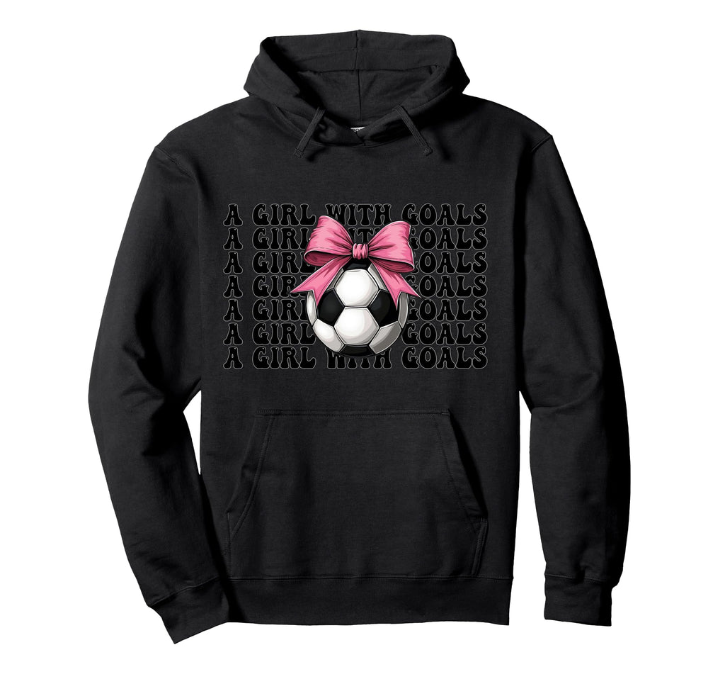 Soccer Soccer Mom Mothers Day Goals Hoodie - Fun Novelty Design for Adults