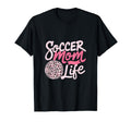 Soccer Mom Life Leopard Mama T-Shirt - Custom Art Print Men Women