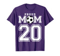 Number 20 Custom Proud Soccer T-Shirt - Casual Everyday Wear Men Women